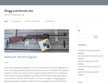 Tablet Screenshot of blogg.svartkrutt.net