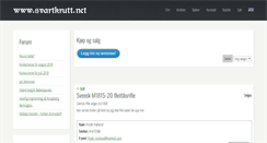 Desktop Screenshot of marked.svartkrutt.net
