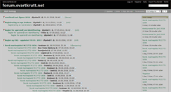 Desktop Screenshot of forum.svartkrutt.net