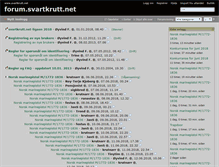 Tablet Screenshot of forum.svartkrutt.net